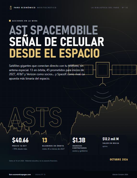 AST SpaceMobile: Señal de celular desde el espacio