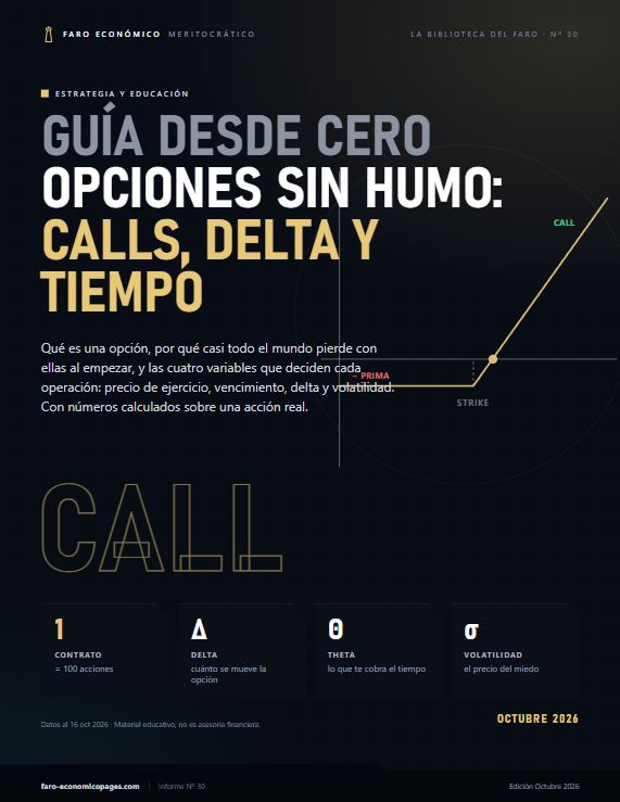 Guía desde cero — Opciones sin humo: calls, delta y tiempo